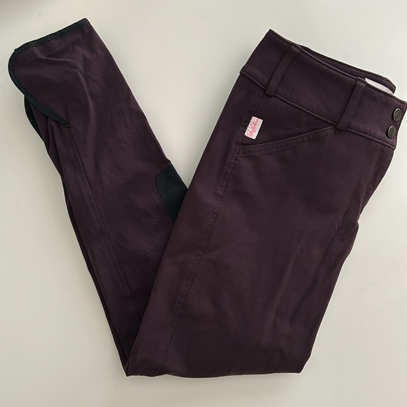The Tailored Sportsman Trophy Hunter Low Rise Boysenberry Breeches 26R - Picture 3 of 11